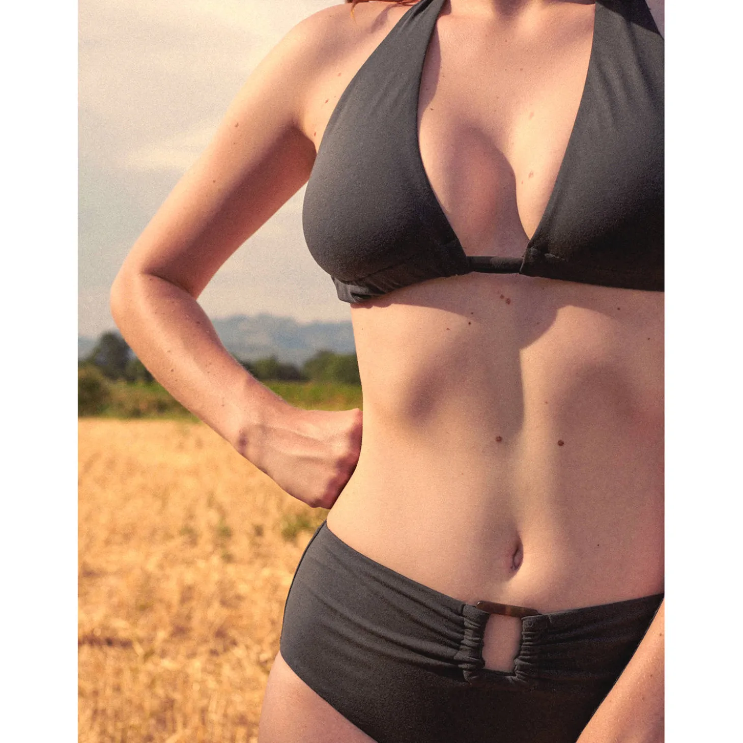 Haut De Maillot De Bain Triangle Sans Armatures