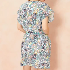 Kimono Manches Courtes En Coton