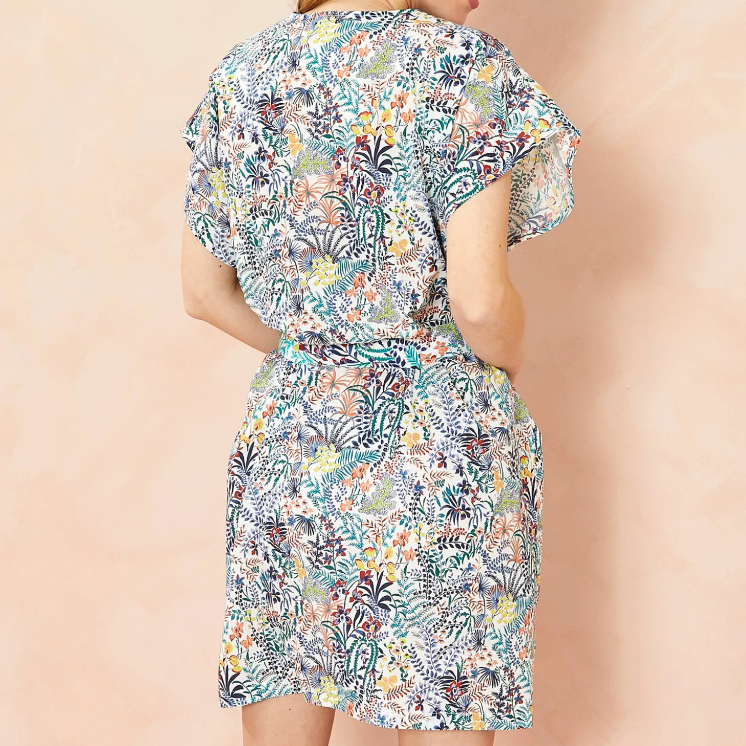 Kimono Manches Courtes En Coton