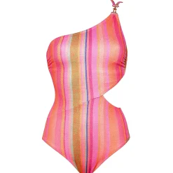 Maillot De Bain 1 Pièce Asymetrique Sans Armatures