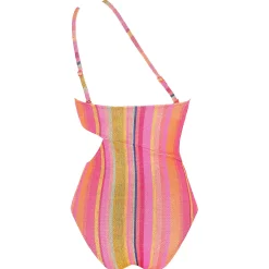 Maillot De Bain 1 Pièce Asymetrique Sans Armatures