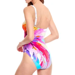 Maillot De Bain 1 Pièce Asymetrique Sans Armatures