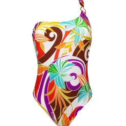 Maillot De Bain 1 Pièce Asymetrique Sans Armatures