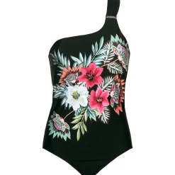 Maillot De Bain 1 Pièce Asymetrique Sans Armatures