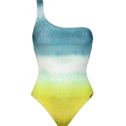 Maillot De Bain 1 Pièce Asymetrique Sans Armatures