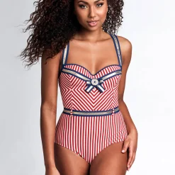 Maillot De Bain 1 Pièce Balconnet Armatures