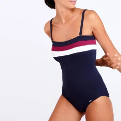 Maillot De Bain 1 Pièce Bustier Igae Sans Armatures