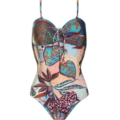 Maillot De Bain 1 Pièce Bustier Sans Armatures