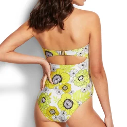 Maillot De Bain 1 Pièce Bustier Sans Armatures