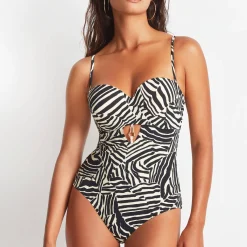Maillot De Bain 1 Pièce Bustier Armatures