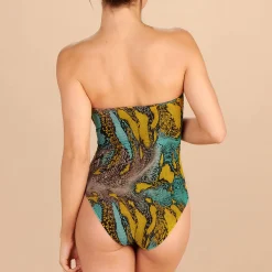 Maillot De Bain 1 Pièce Bustier Loa Sans Armatures