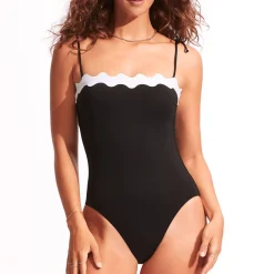 Maillot De Bain 1 Pièce Bustier Sans Armatures