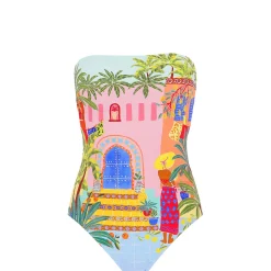 Maillot De Bain 1 Pièce Bustier Sans Armatures