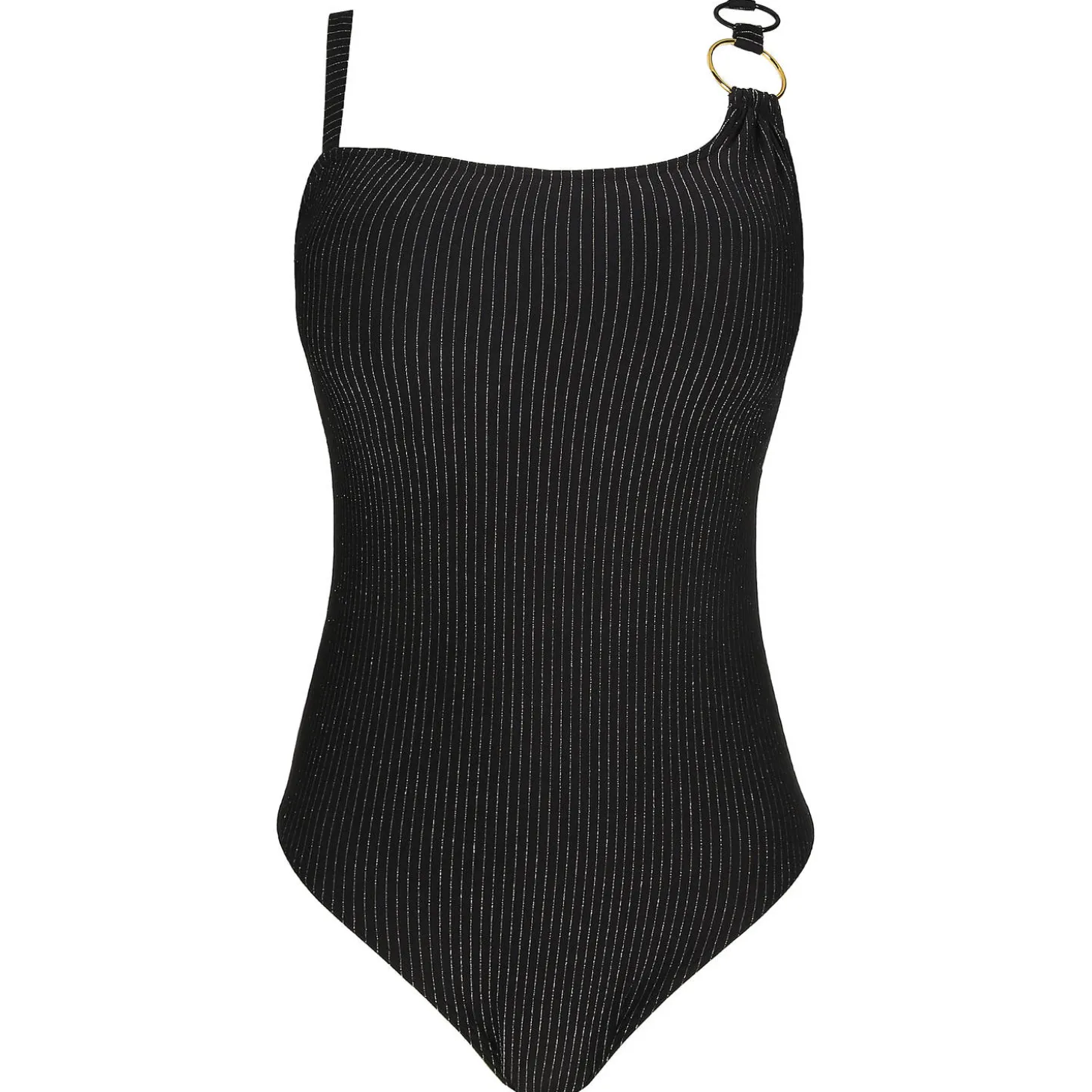 Maillot De Bain 1 Pièce Bustier Asymetrique Armatures