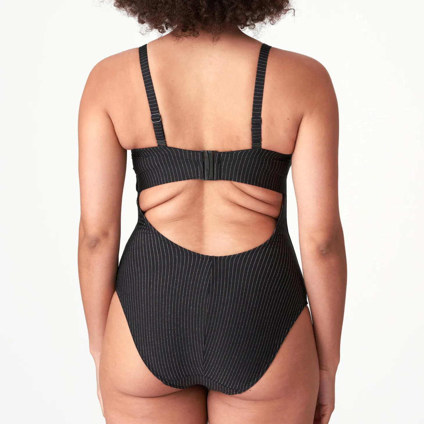 Maillot De Bain 1 Pièce Bustier Asymetrique Armatures