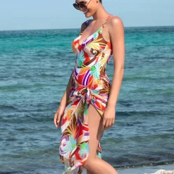 Maillot De Bain 1 Pièce Decollete Sans Armatures