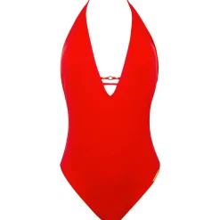 Maillot De Bain 1 Pièce Decollete Plongeant Sans Armatures