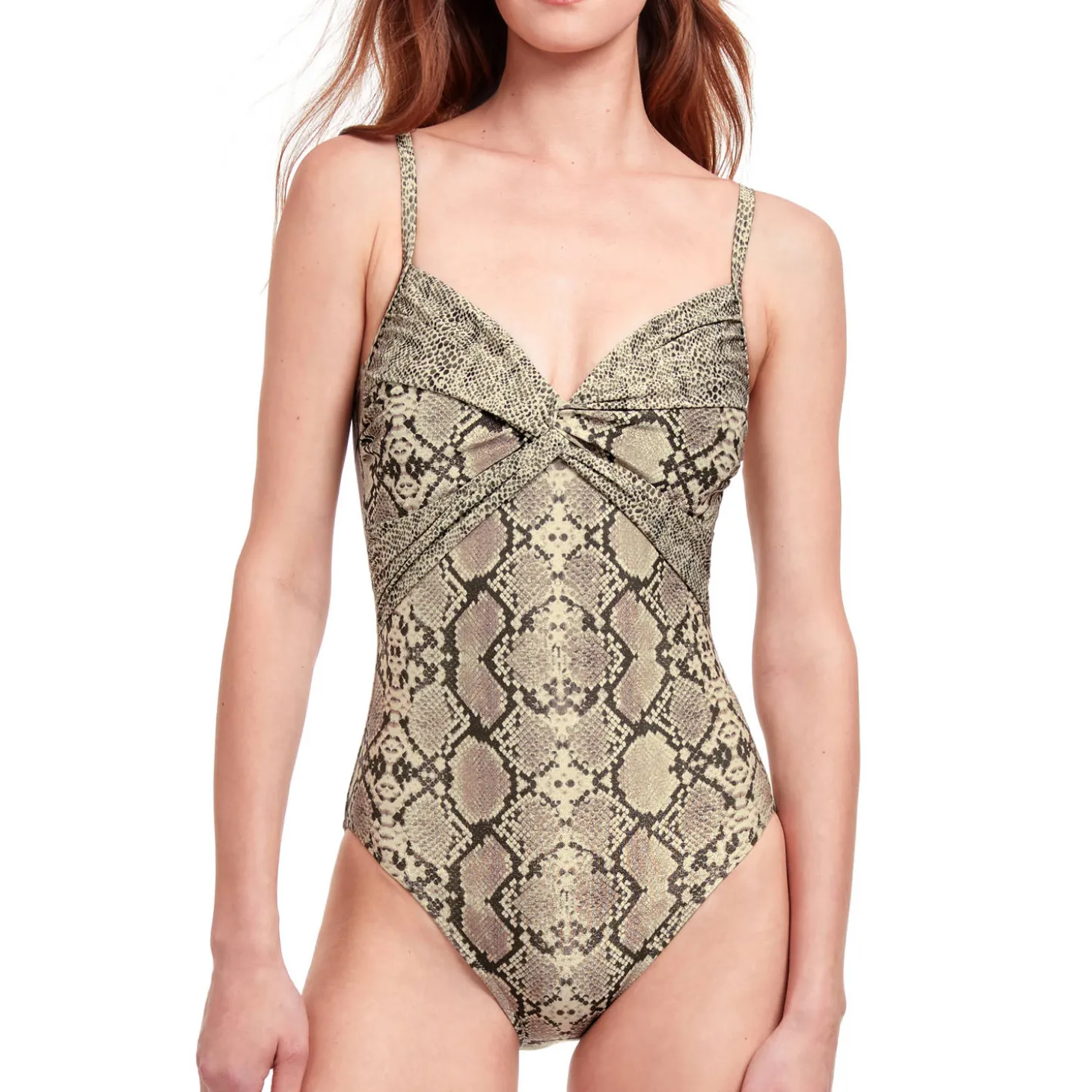 Maillot De Bain 1 Pièce Decollete Sans Armatures