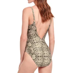 Maillot De Bain 1 Pièce Decollete Sans Armatures