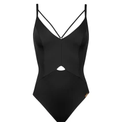 Maillot De Bain 1 Pièce Decollete A Lanieres Sans Armatures