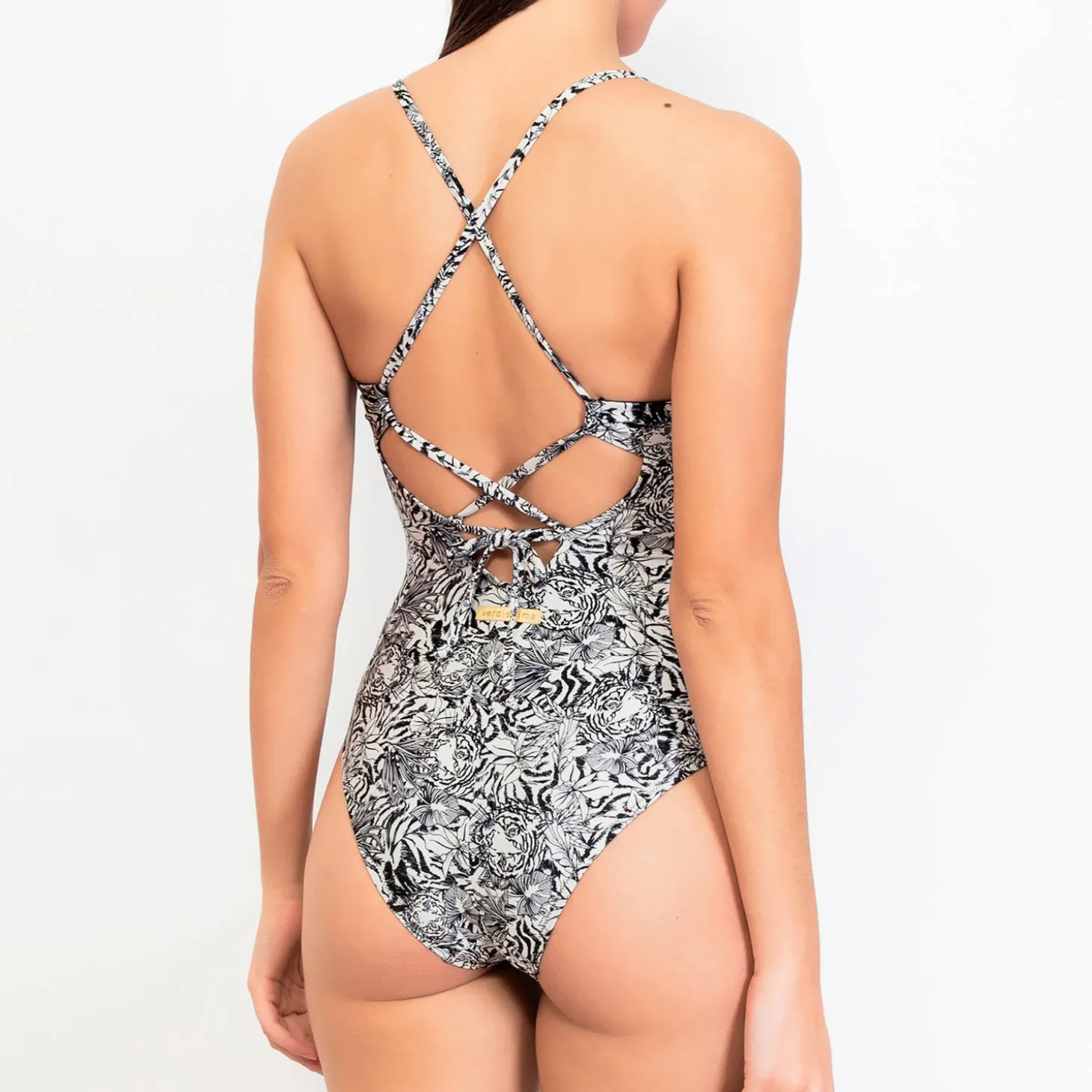Maillot De Bain 1 Pièce Decollete Plongeant Sans Armatures