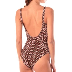 Maillot De Bain 1 Pièce Decollete Sans Armatures