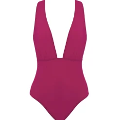 Maillot De Bain 1 Pièce Decollete Plongeant Sans Armatures