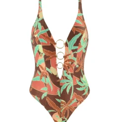 Maillot De Bain 1 Pièce Decollete Abalai Sans Armatures