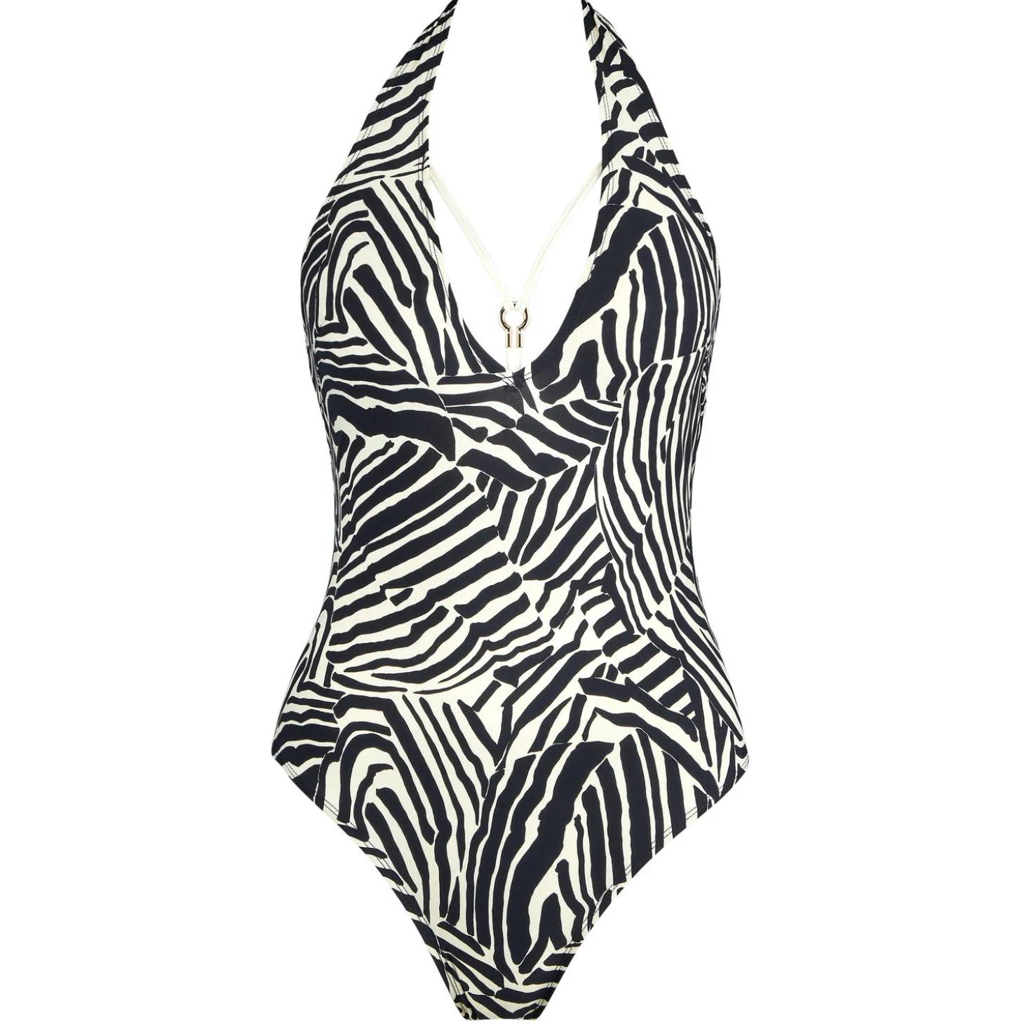 Maillot De Bain 1 Pièce Decollete Plongeant Sans Armatures