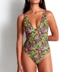 Maillot De Bain 1 Pièce Decollete