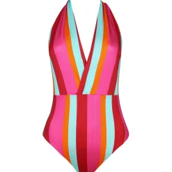 Maillot De Bain 1 Pièce Decollete Plongeant Sans Armatures