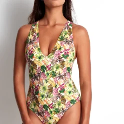 Maillot De Bain 1 Pièce Decollete