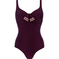 Maillot De Bain 1 Pièce Decollete V Sans Armatures