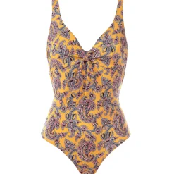 Maillot De Bain 1 Pièce Decollete Noue Armatures