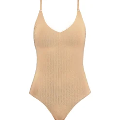 Maillot De Bain 1 Pièce Decollete Sans Armatures