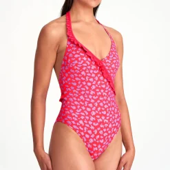 Maillot De Bain 1 Pièce Dos Nu Sans Armatures