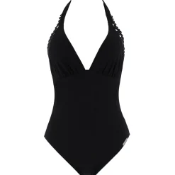 Maillot De Bain 1 Pièce Dos Nu Plongeant Sans Armatures