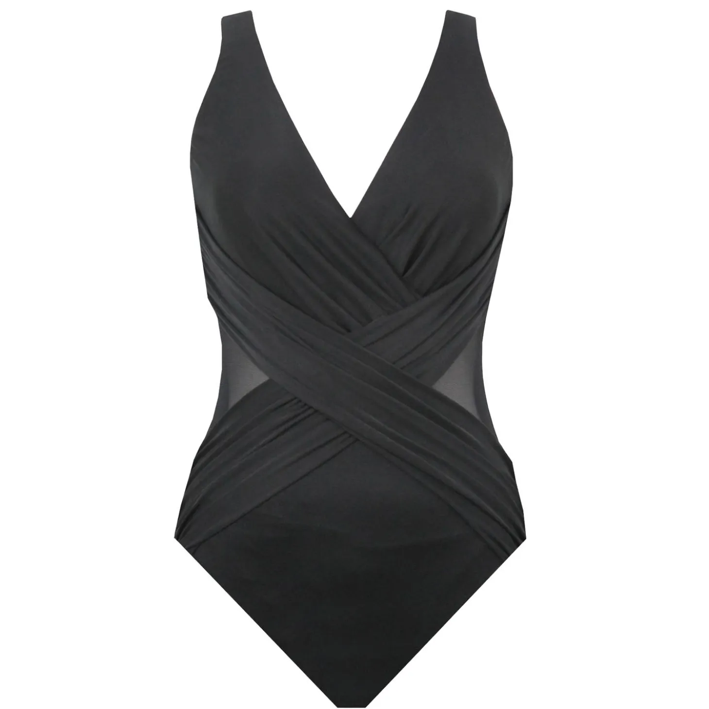 Maillot De Bain 1 Pièce Gainant Crossover Sans Armatures