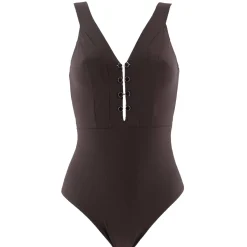 Maillot De Bain 1 Pièce Lacets Bonnie Sans Armatures