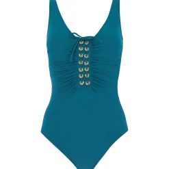 Maillot De Bain 1 Pièce Lissant Decollete Sans Armatures