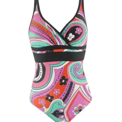 Maillot De Bain 1 Pièce Lissant Decollete Emera Sans Armatures