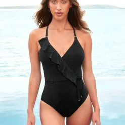 Maillot De Bain 1 Pièce Lissant Coques Beau Sans Armatures