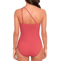 Maillot De Bain 1 Pièce Lissant Asymetrique Sans Armatures