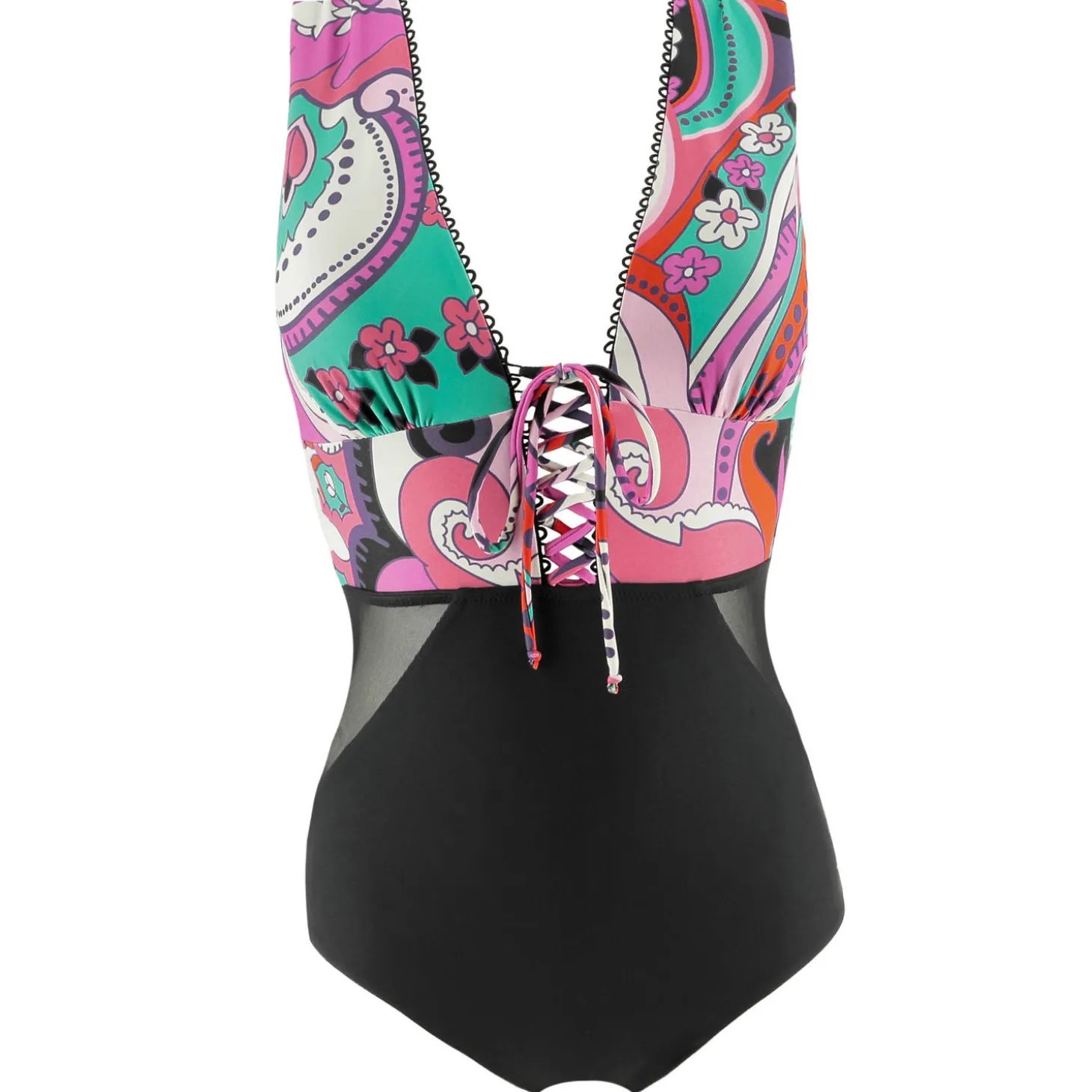 Maillot De Bain 1 Pièce Lissant Decollete Galene Sans Armatures