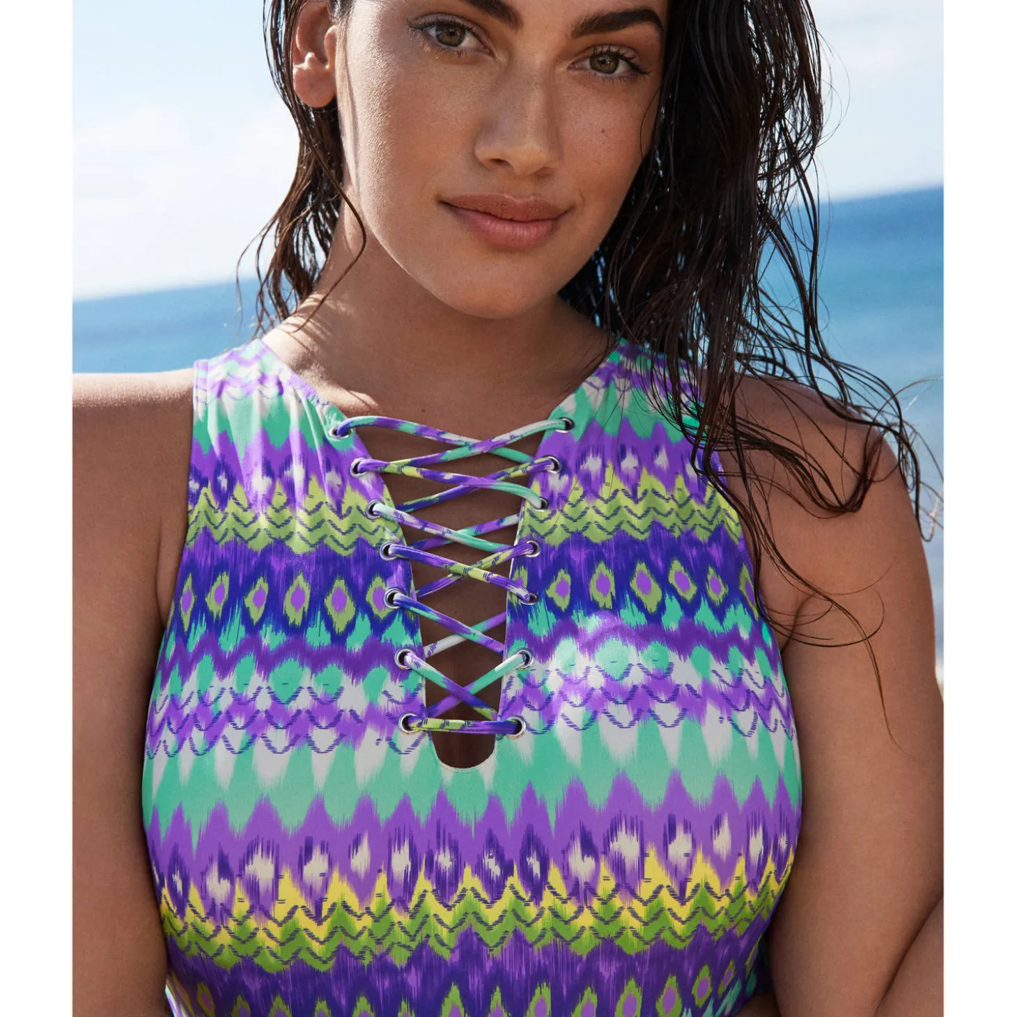 Maillot De Bain 1 Pièce Nageur Sans Armatures