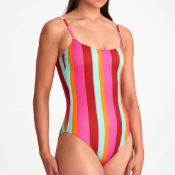 Maillot De Bain 1 Pièce Nageur Dos Nu Sans Armatures