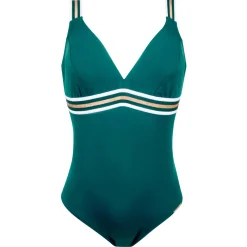 Maillot De Bain 1 Pièce Nageur Maintien Sans Armatures