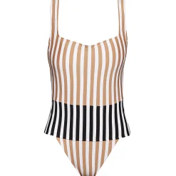 Maillot De Bain 1 Pièce Nageur Dos Nu Sans Armatures