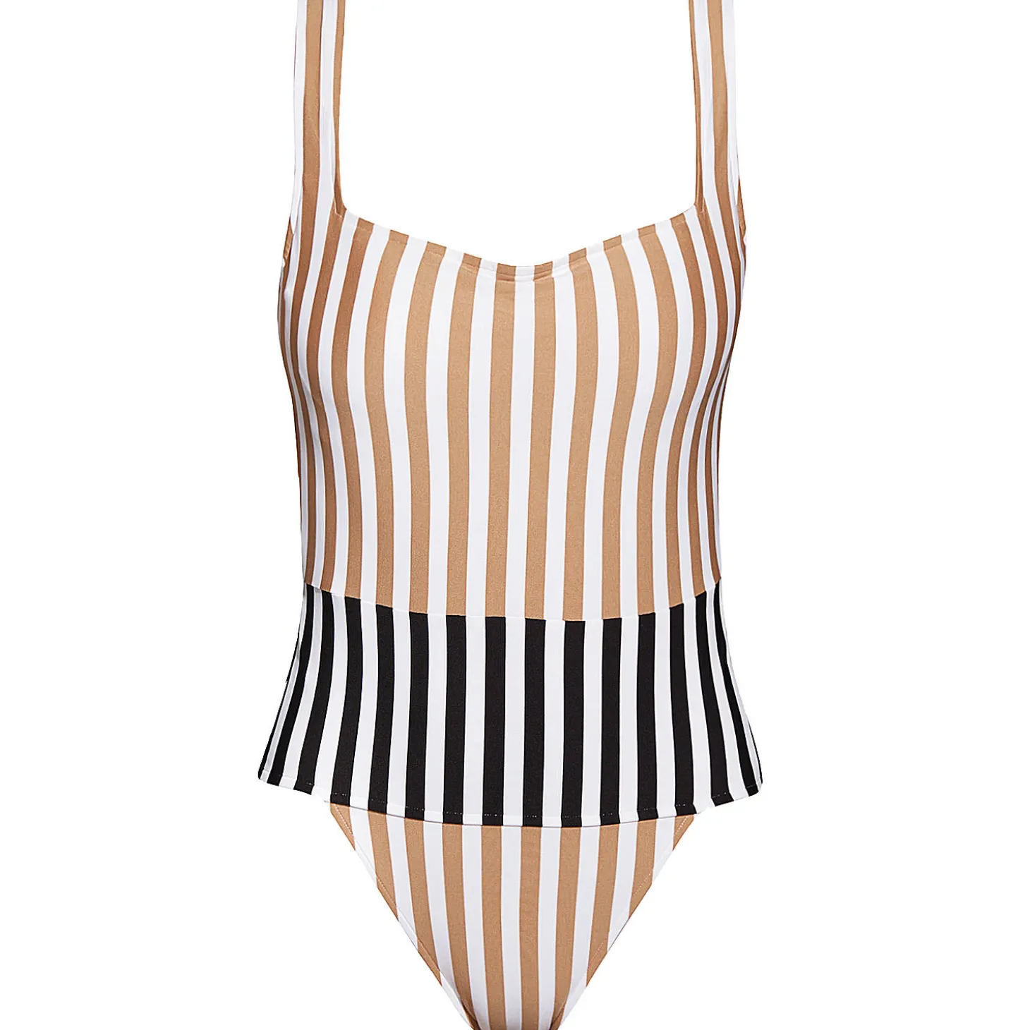 Maillot De Bain 1 Pièce Nageur Dos Nu Sans Armatures