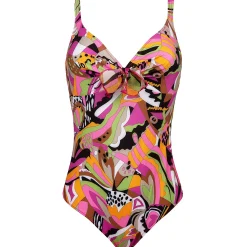 Maillot De Bain 1 Pièce Nageur Maintien Sans Armatures